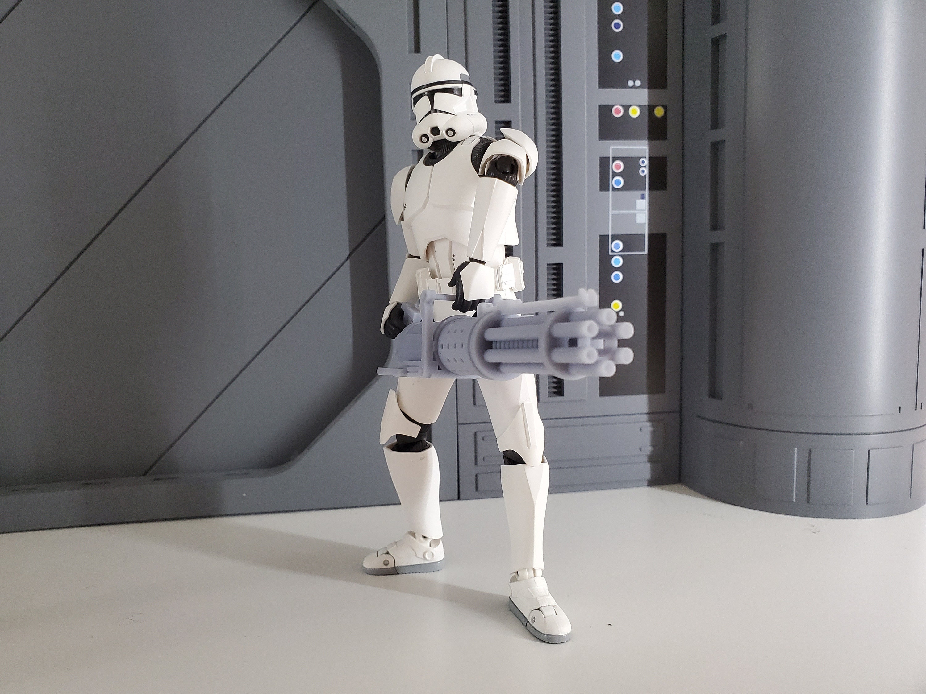 Z-6 Blaster Cannon - Custom Accessory for 6-inch Star Wars Black