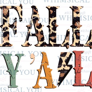 Fall Y'All Png, Leopard Fall png, Thanksgiving png, leopard fall png, Halloween Png, Cheetah png, Leaves png, Fall colors png