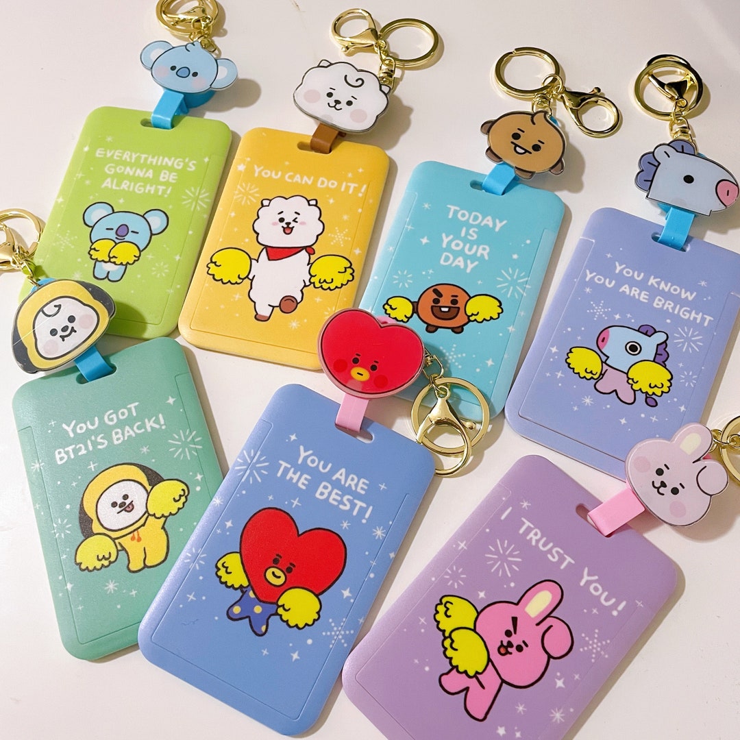 BTS BT21 ID/ Card Holder Etsy