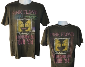 Pink Floyd The Division Bell Tour '94 Vintage Style Tee, Full Back Print, Men's Size Medium, High Quality Band Tee by Goodie Two Sleeves