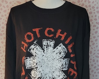 Red Hot Chili Peppers Sweatshirt, Scribble Asterisk, High Quality Sweatshirt Men's Size, By Rock Off