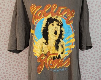 The Rolling Stones American Tour 1972 Oversized Band T-shirt Dress Size Large