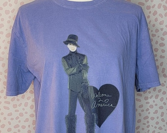 Prince Heart Purple Tee, Prince Purple Rain, Welcome 2 America, Men's Size Medium, High Quality Tee by Rock Off