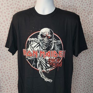 Iron Maiden Piece of Mind Tee: Vintage Style Concert T-Shirt