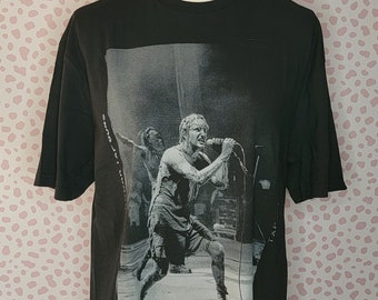 NIN Self Destruct Concert Tee, Back Graphics, Men's Size Gildan Softstyle T-Shirt, High Quality by Rock Off