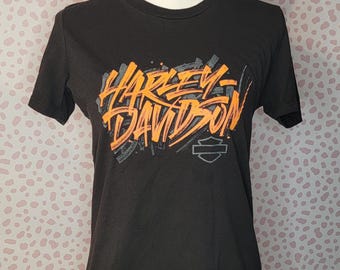 Harley Davidson Motorcycle Women's Tee, Size Medium, Soft & Light Weight , Kegal HD of Rockford, IL