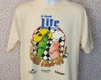 Vintage Chili Cook Off T-Shirt, The Great Lite Beer, Men's size XL, From Our Vintage Recycle Wear Collection