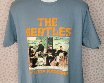 The Beatles Lady Madonna Band Tee, Vintage Style Soft Concert Tee