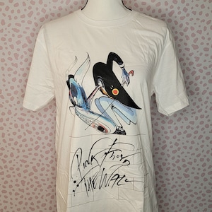 Pink Floyd The Wall, The Teacher, camiseta branca estilo vintage, tamanho feminino