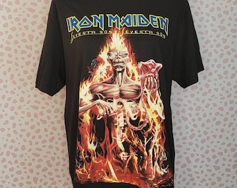 Iron Maiden Seventh Son of a Seventh Son Band Tee, Vintage Style, Gildan Softstyle Classic Concert Shirt