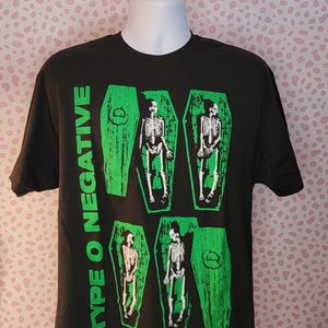 90's vintage TYPE O NEGATIVE tシャツ Type O Negative Band Tee, Vintage Style High Quality Shirt, Men's