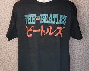 The Beatles in Japan T-Shirt, Men's Size by Star 500