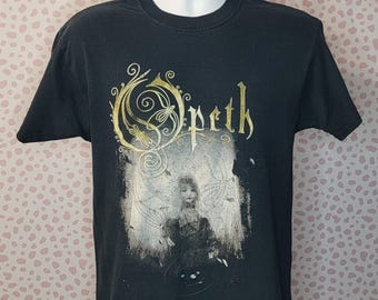 Vintage Opeth Lamentations Over America Concert T-shirt, 2004, Back Print, Men's Size Large