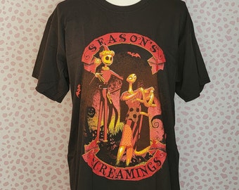 Season's Screamings Christmas Tee, Jack & Sally
