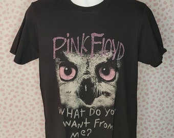 Pink Floyd Owl, What Do You Want From Me?, Vintage Style Band Tee, Men's Size