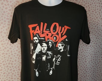 Fall Out Boys Band Tee, Sugar We're Goin Down, High Quality Softstyle Men's Size Tee by Rock Off