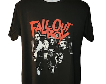 Fall Out Boys Band Tee, Sugar We're Goin Down, High Quality Softstyle Men's Size Tee by Rock Off
