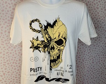 Post Malone Ex Tour Concert Tee, Posty Live, Reading & Leeds, Gildan Softstyle High Quality Men's Size T-Shirt, by Rock Off