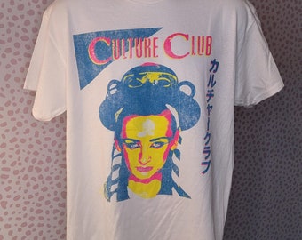 Culture Club Vintage Style Band Tee, Japan, High Quality in Men's Size by Manic Merch