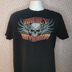 Harley Davidson Key West Florida Keys T-Shirt, Men's Size Large, Back Print, Peterson's Harley Davidson