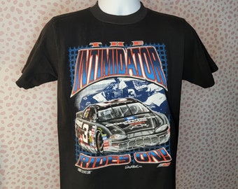 Vintage NASCAR The Intimidator Rides On! Dale Earnhardt Sr., Boys Size 16/18, From Our Vintage Recycle Wear Collection