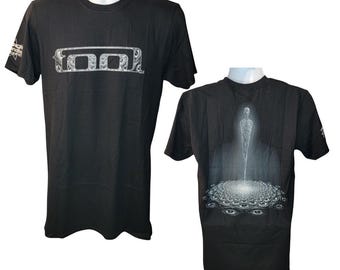 Tool Spectre Vintage Style Band Tee, Back Print and Print on Sleeve, Gildan Softstyle Ring Spun Tee, Men's Size