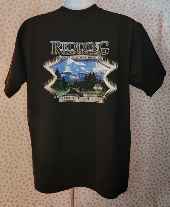 Harley Davidson Vintage Tee, Redding, California,… - image 3