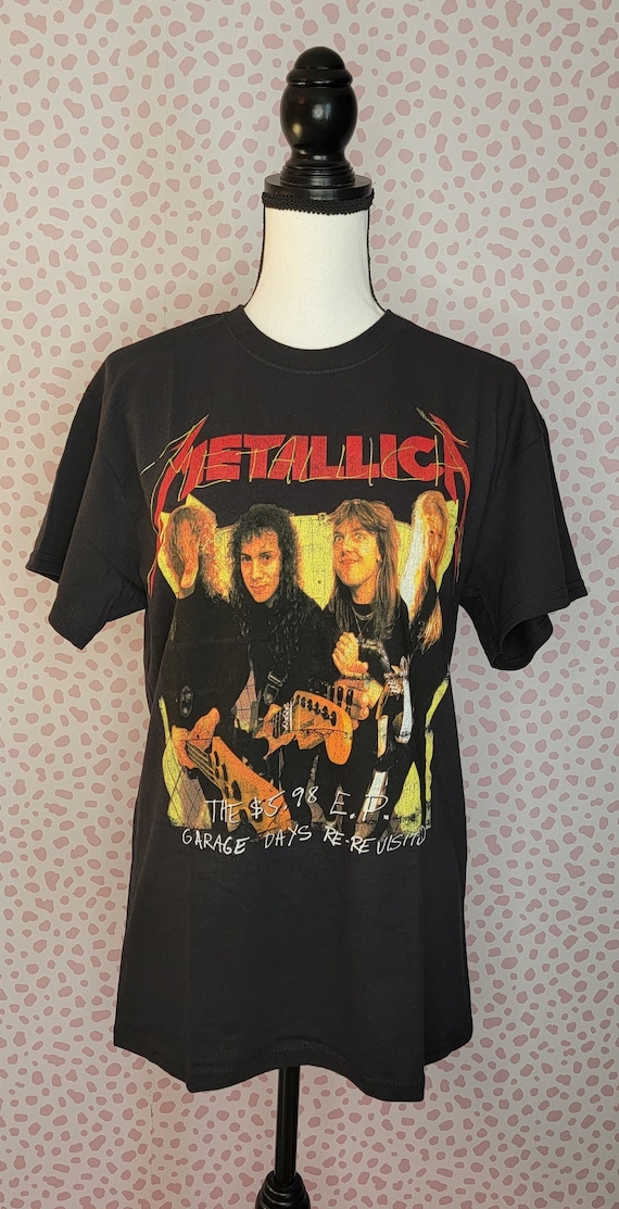 Metallica Garage Days Photo Vintage Style Band Tee