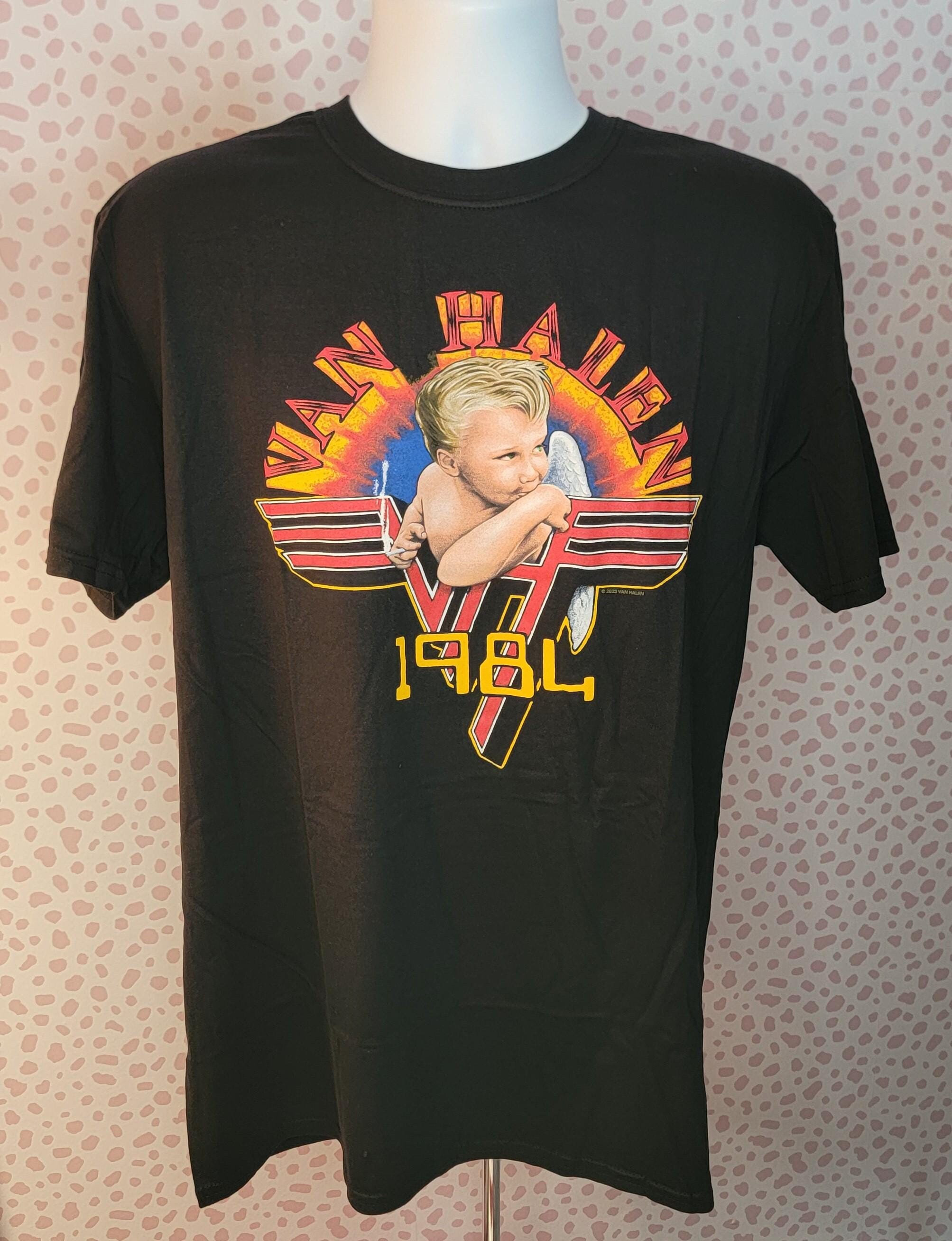 Van Halen T Shirt 1984 - Etsy Van Halen T Shirt 1984 - Etsy