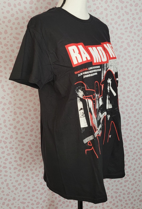 Ramones Vintage Style Band Tee, Ramones Barcelona… - image 2