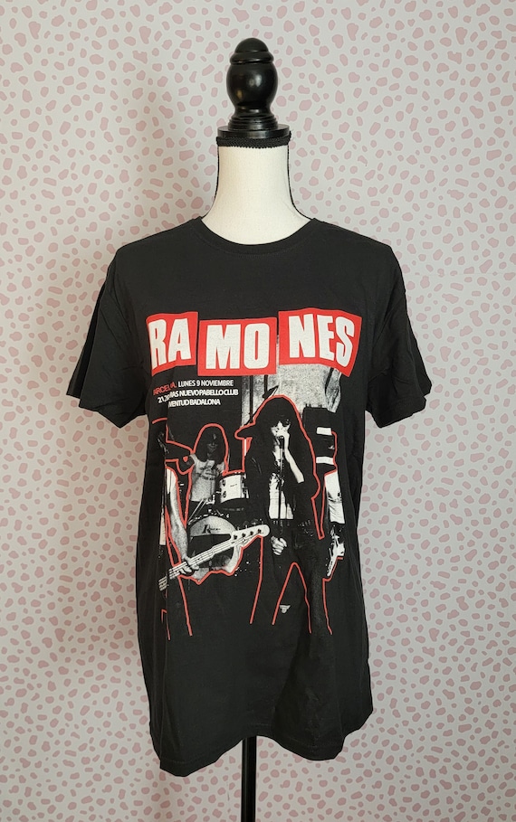 Ramones Vintage Style Band Tee, Ramones Barcelona,