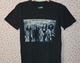 Black Sabbath Group Shot Concert T-Shirt, Men's Size Small by Rock Off