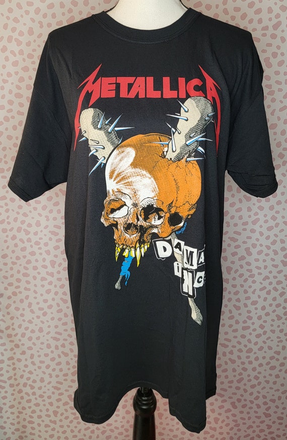 raid Mursten fiktion Metallica Damage Inc. Tour Band Tee Vintage Style Concert - Etsy