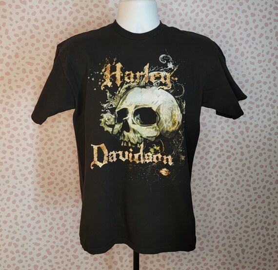 Harley Davidson Johnson City TN T Shirt Smith Brothers HD Back Print Men s Size Medium From Our Vintage Recycle Wear Collection