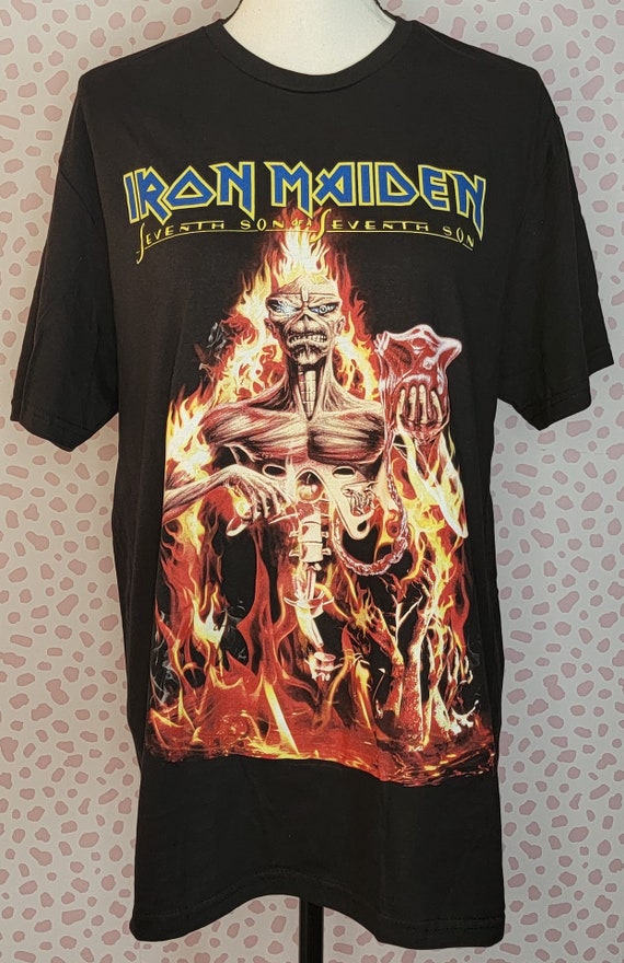 T-shirt Iron Maiden Fan Club - Taille S - Noir - Occasion Très Bon état