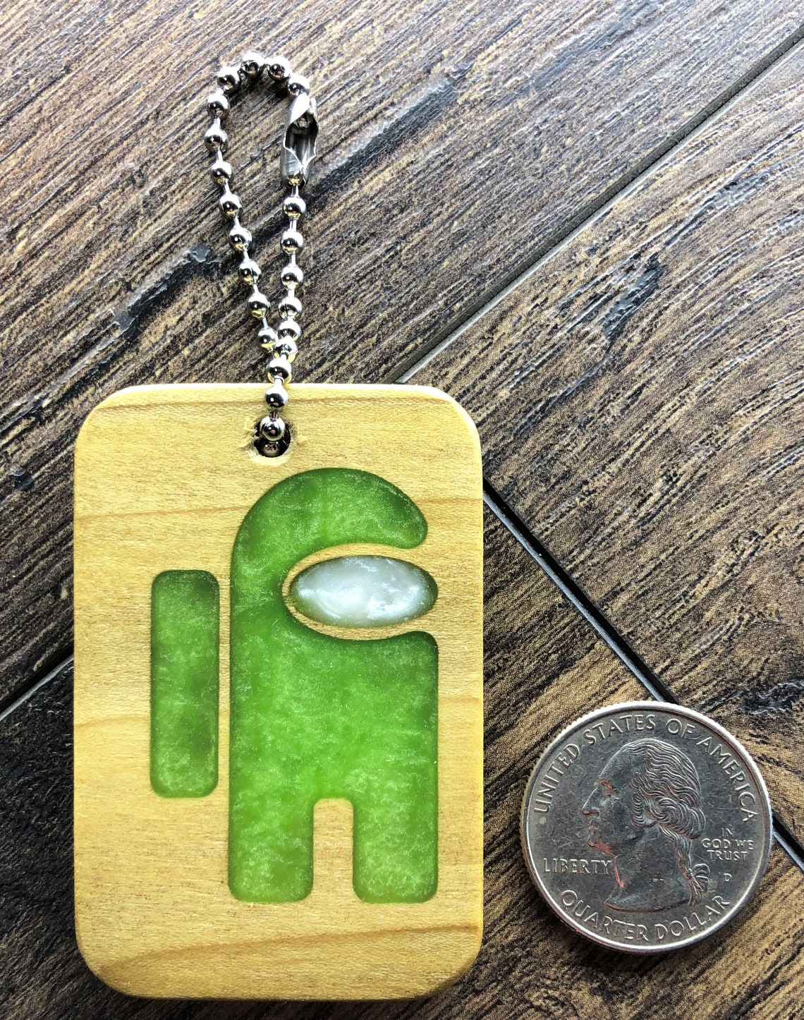 Among Us Wood Backpack Tag Keychain Name Tag Multiple Etsy