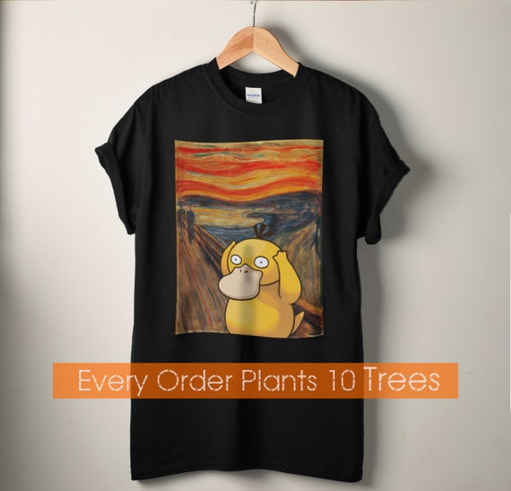 Psyduck scream shirt Clearance