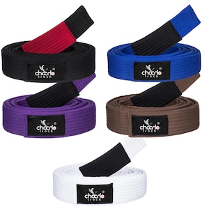 ChoCho Track Jiu Jitsu BJJ Belts Brazilian Adult A1 A2 A3 A4 Black Brown Purple Blue White