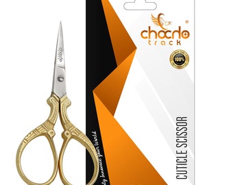 ChoCho Track Cuticle Scissor Manicure Pedicure Eyelashes Trimmer Scissors Facial Hair Grooming Scissors Nose Hair Beard Eyebrow