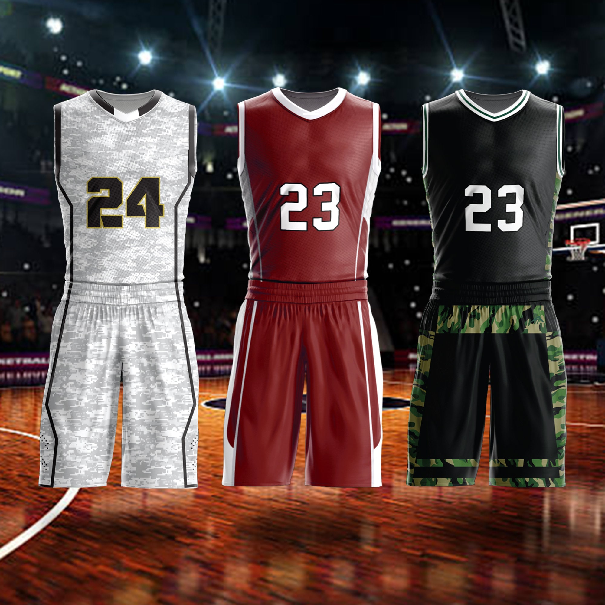 Kids Basketball Jersey Basketball Outfit Sublimation Custom