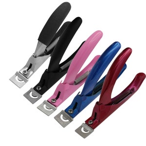 Chocho Nails Clippers 3-way Professional Nail Trimmer Stainless Steel Beauty Salon Manicure Pedicure Artifical Tip Cutters