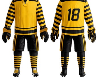 Ice Hockey Jersey 10 Youth Custom Uniform Personalized Jersey Team Sports