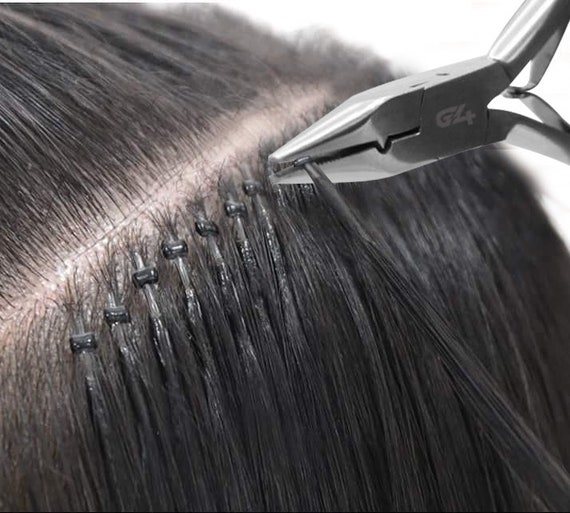 Hair Extension Beading Tool Kit Micro link Bead Closer Plier Loop