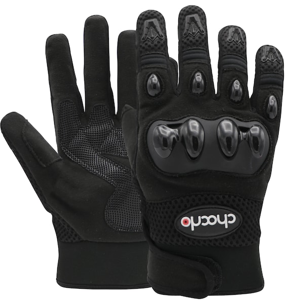 ChoCho Track Cool Motorbike Gloves TPU Knuckle Shell weather Motorcycle Full Finger Racing
