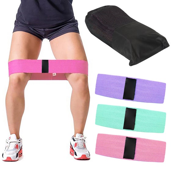 Resistance Bands Set of 3 Exercise Bands for Working Out Non-slip