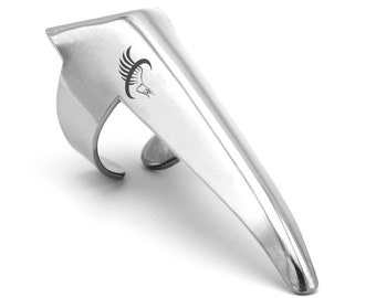 ChoCho Track Haarscheitel Auswahlwerkzeuge Metall Haarscheitel Fingerringe Styling Flechten
