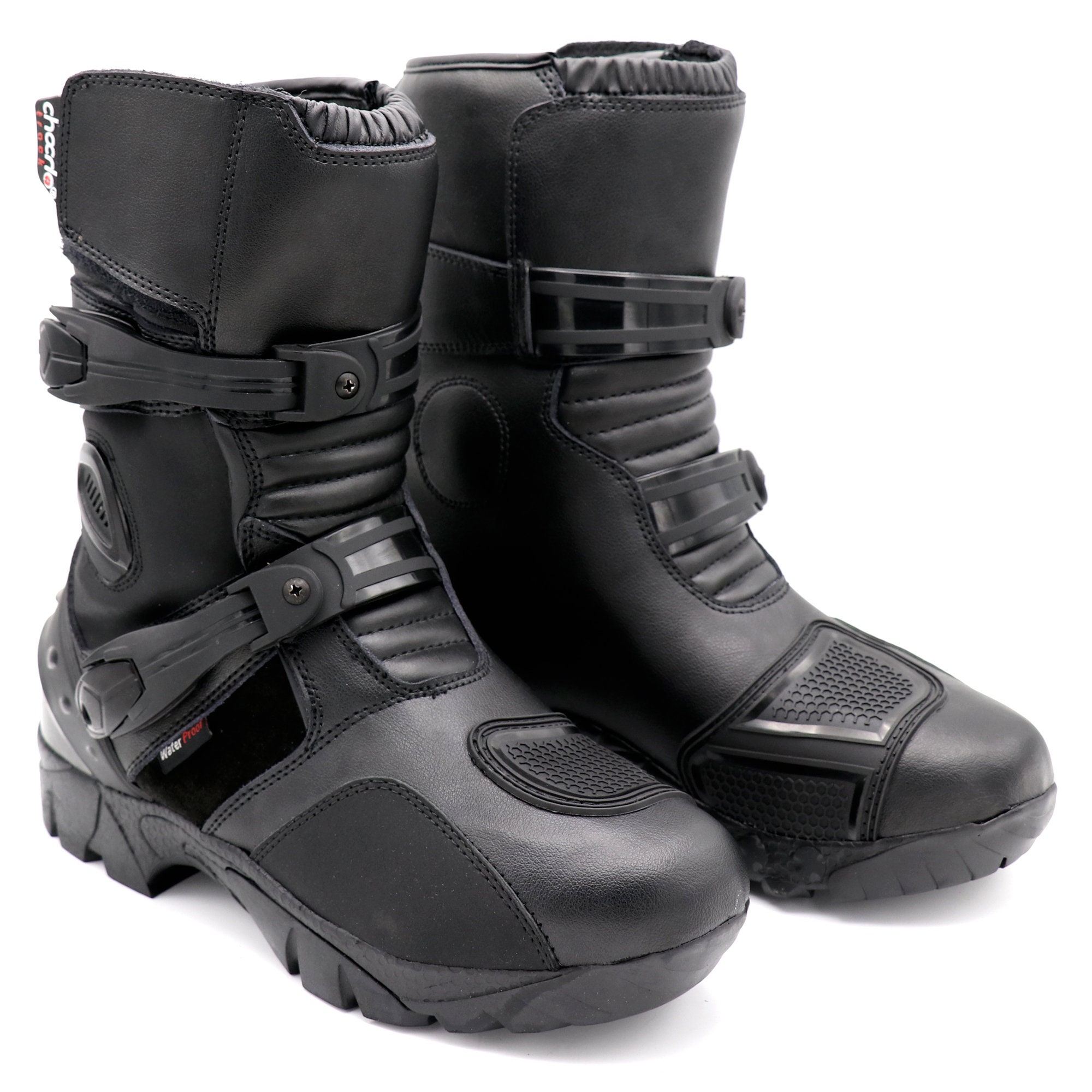 Botte Botas Moto Hombre Motocross Boots Impermeable Motorcycle Riding Boots  Men Shoes Buty Motocyklowe Meskie Chaussure Stivali