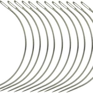 ChoCho Track 10 Combo Deal C Curved Weaving Needle Wig Making Pins Needles Set for Wig
