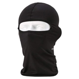 Balaclava Passamontagna Antivento In Lycra, Multifunzione, Unisex, Per Moto, Sci, Corsa E Outdoor – Nero