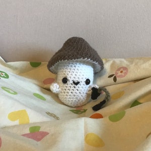 Crochet Nunchuck Mushroom Plushie